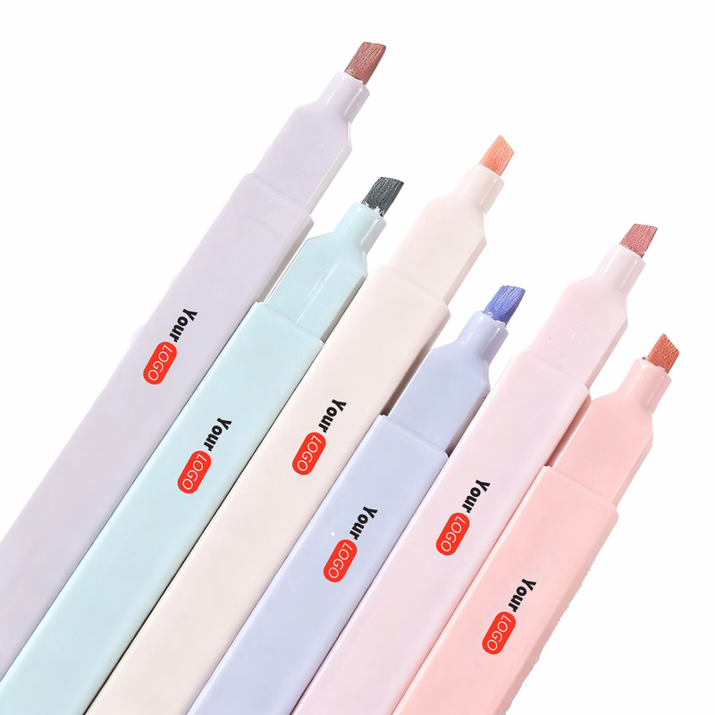 Creative Graffiti Light Ink Highlighter 6-Pack Eye-Care Marker