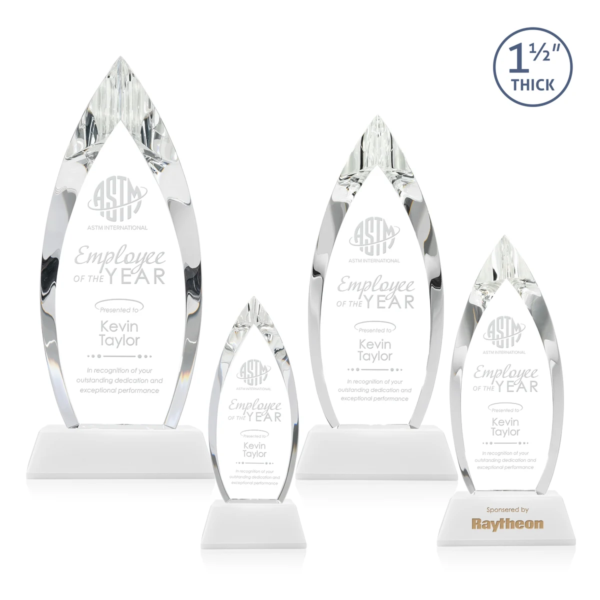 Fortier Award on Entwhistle Base - White 1