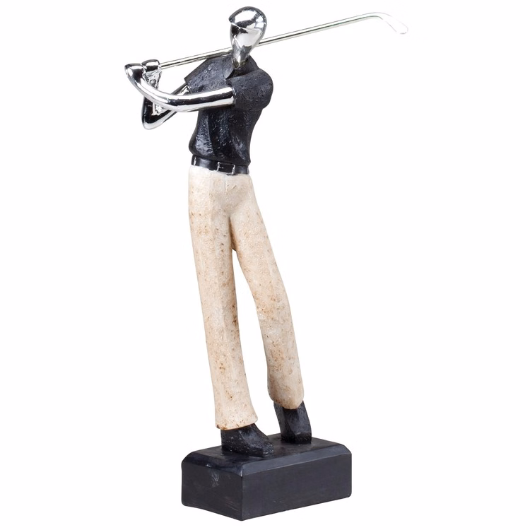 Golfer - Male, Large Golf Design Series Resin, 12-1/2"