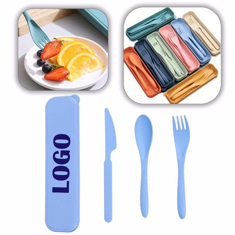 Wheat Straw Utensil Trio