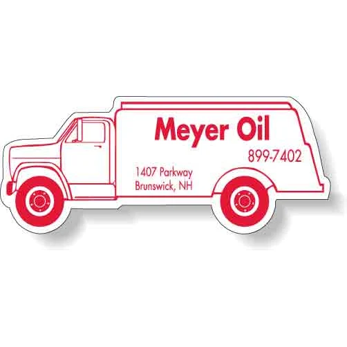 Magnet - Oil Truck Shape (4.125x1.625) - 20 Mil. 1