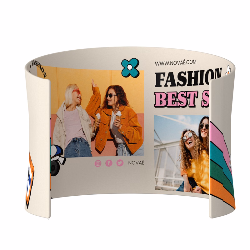 Pod Style Circular Display - 10ft Fabric Only