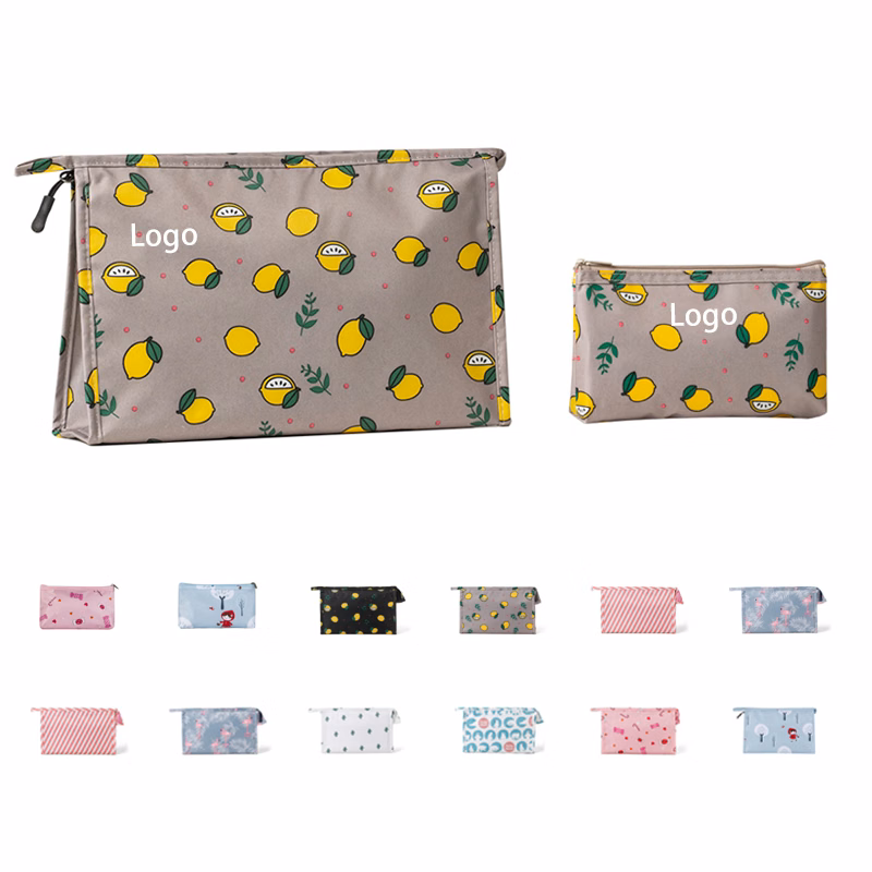 Custom Canvas Toiletry Bag Cosmetic Bag
