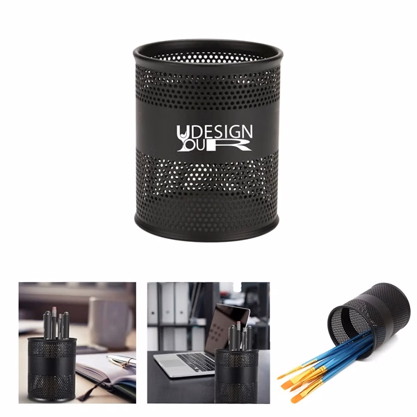 Metal Mesh Pen Holder