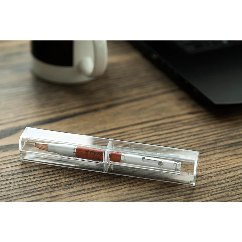 Single Pen Set Clear Box with Diamond-IV Pen 1