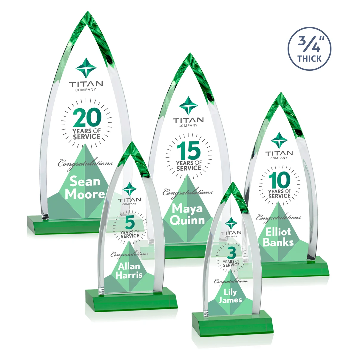 Shildon VividPrint™ Award - Green 1