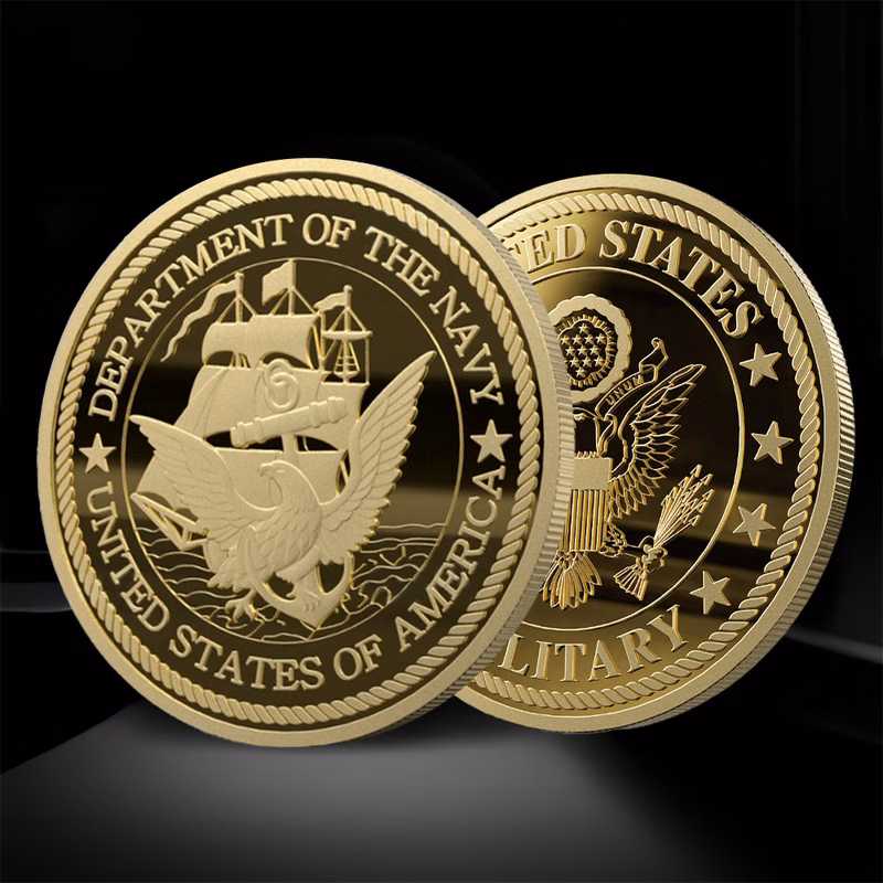 Custom 3D Die Struck Mint Coins 2.5"