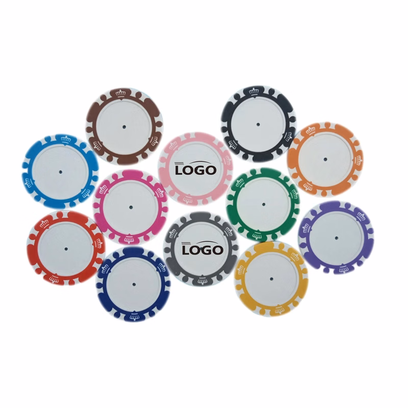 Full Color Professional Clay Poker Chips MOQ 100PCS
