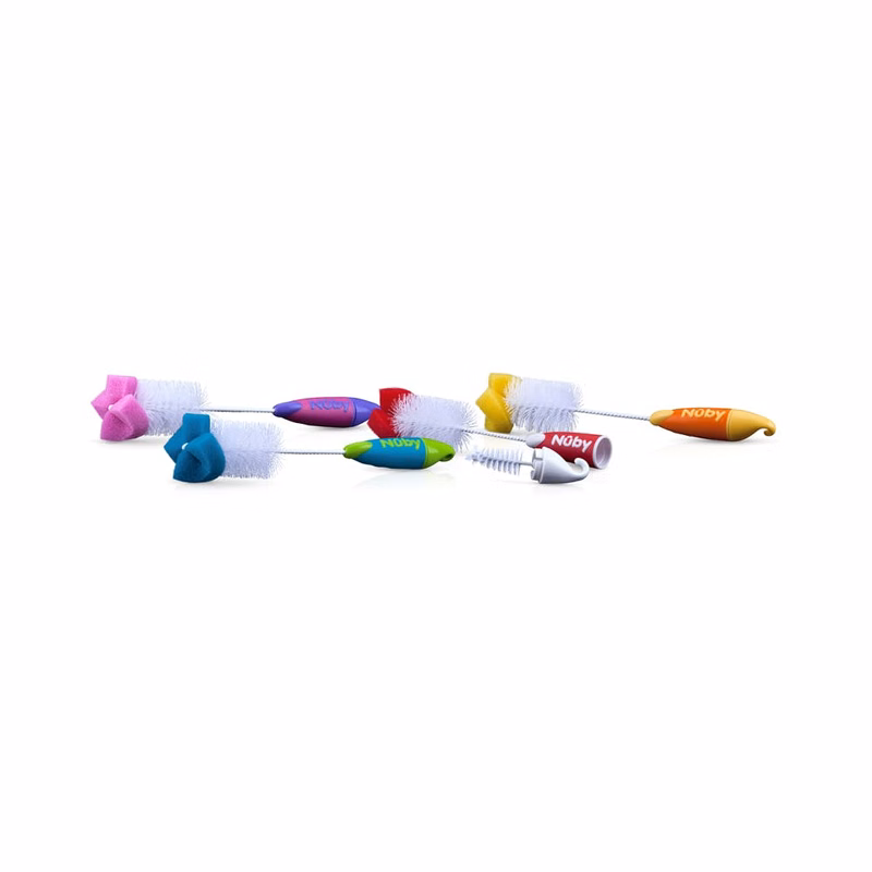 Nuby Bottle/Nipple Brushes - Assorted Colors