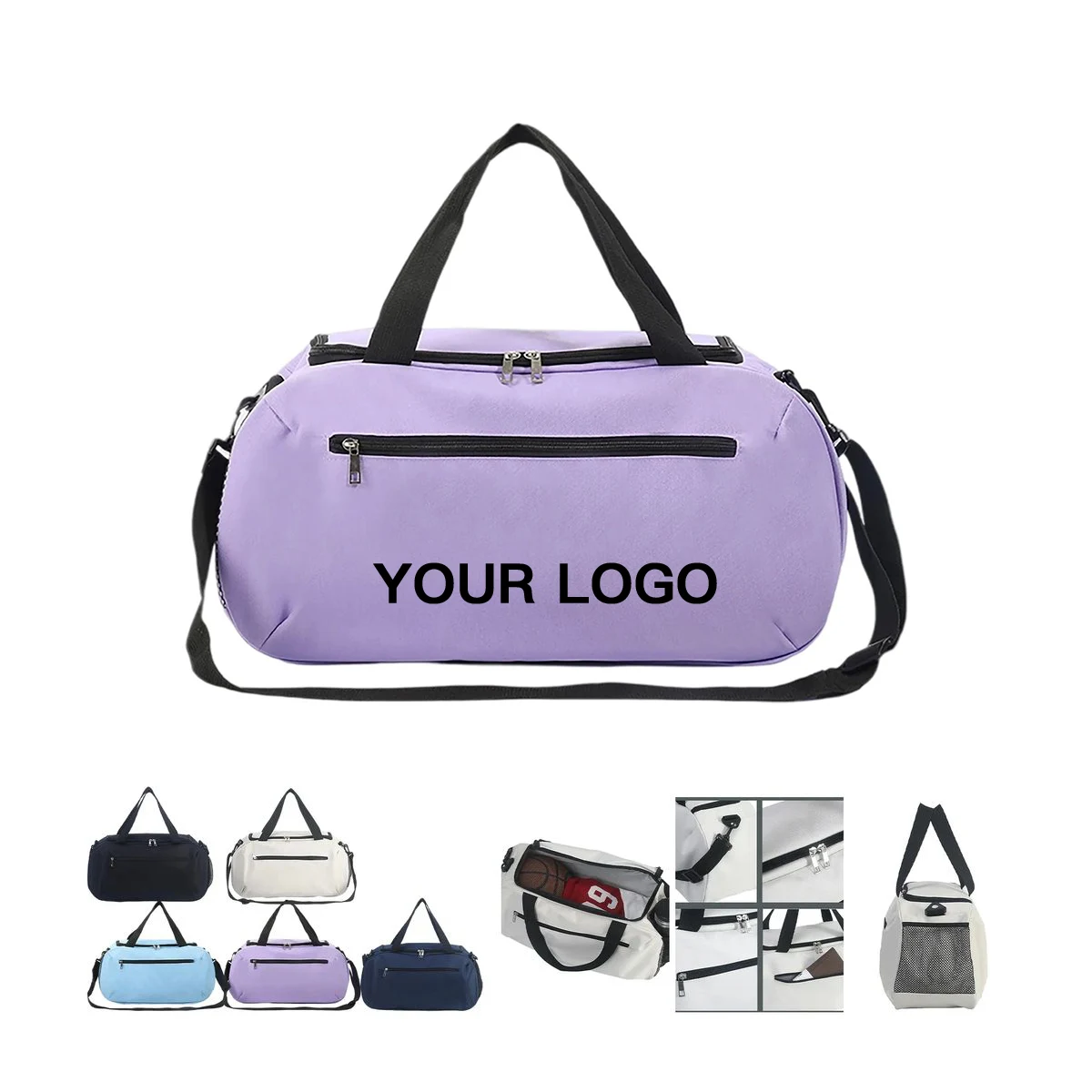 Durable Oxford Fitness Bag for Gym and Travel Storage 1