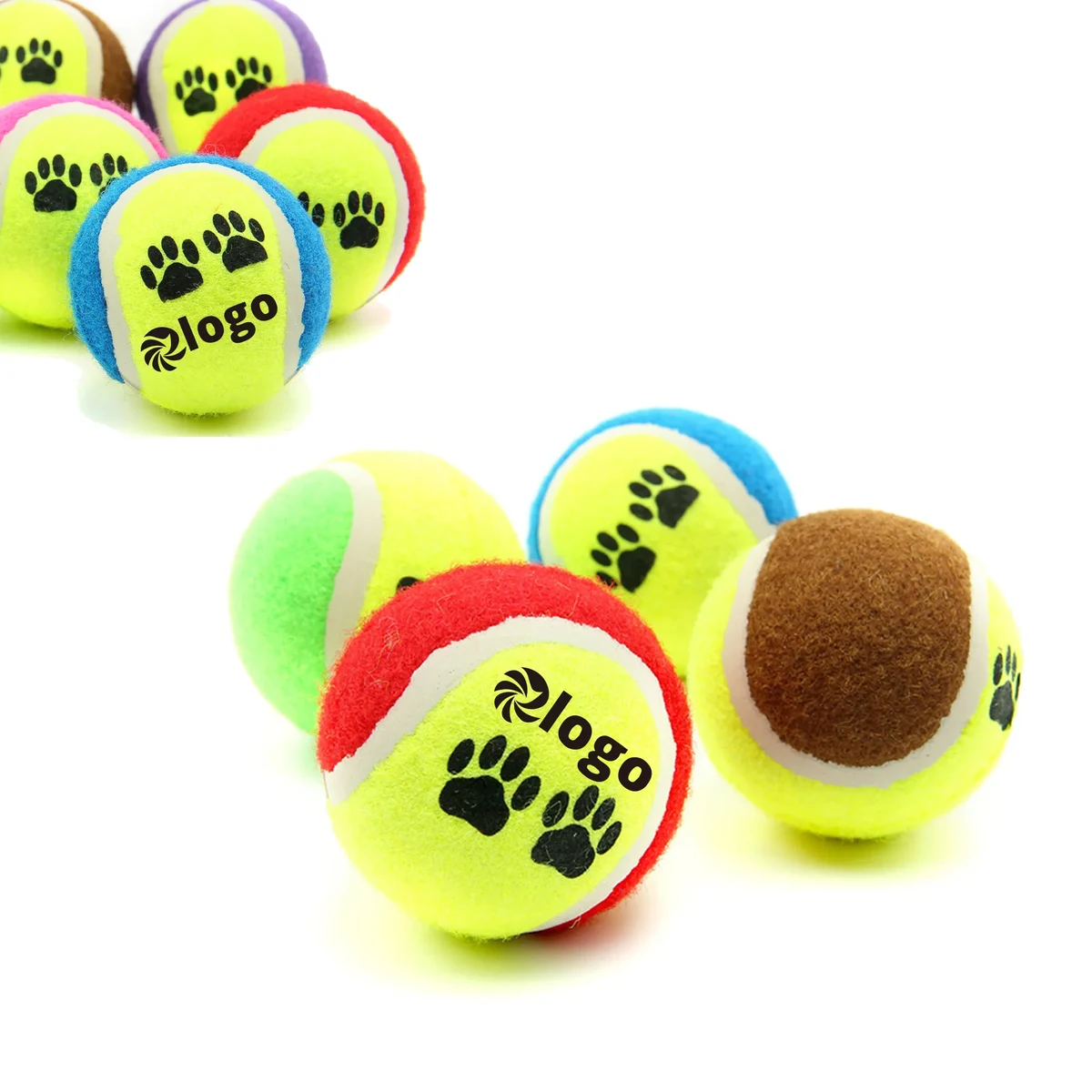 Custom Interactive Dog Tennis Ball Toy 1