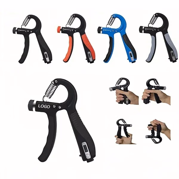 Adjustable Digital Hand Gripper with Resistance Strengthener