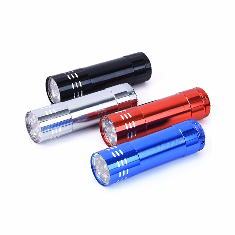 Mini nine-light LED flashlight electric torch