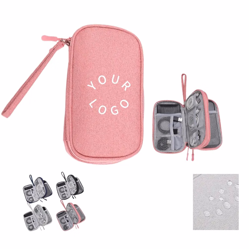 Oxford Electronic Organizer Pouch with Full-Color Branding