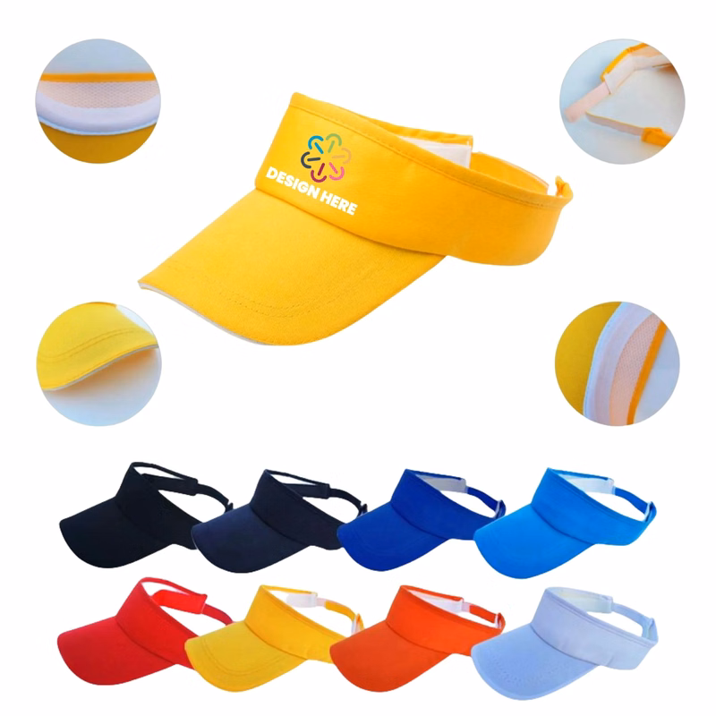 Full Color Sun Visor Hat Outdoor