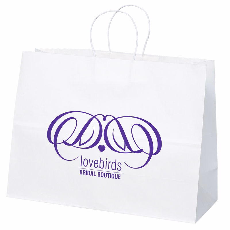 Vogue - White Shopper - Flexo Ink Print