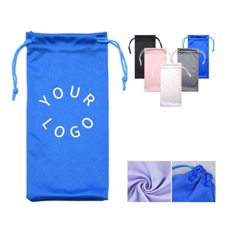 Microfiber Drawstring Pouch for Accessories