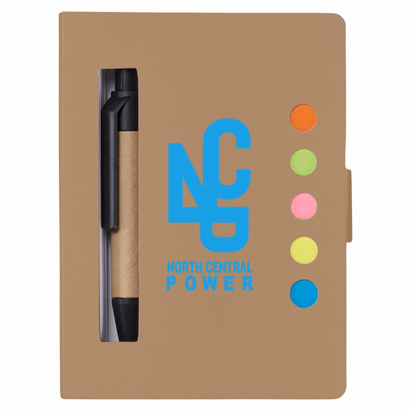 Stowaway Sticky Jotter With Pen