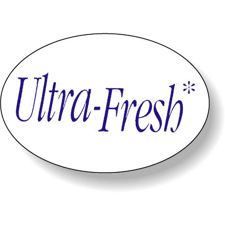 White Matte Flexo-Printed Stock Oval Roll Labels (1"x1.5") 1