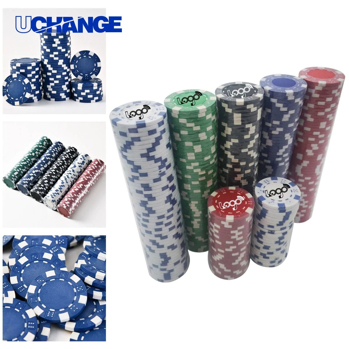 Vibrant Durable Poker Chips Customizable 1