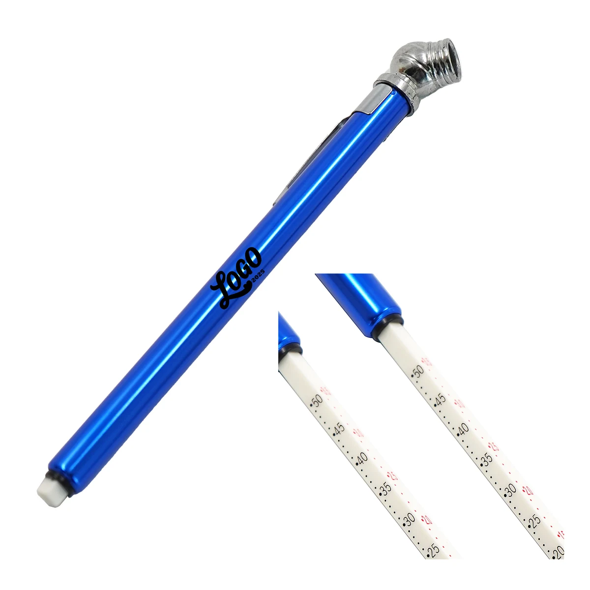 Aluminum Pencil Tire Pressure Gauge (10-50 PSI Reading) 1