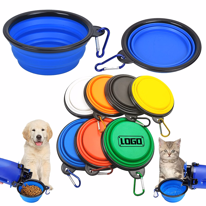 Collapsible Dog Bowl Portable Foldable Travel Water Food Bowls