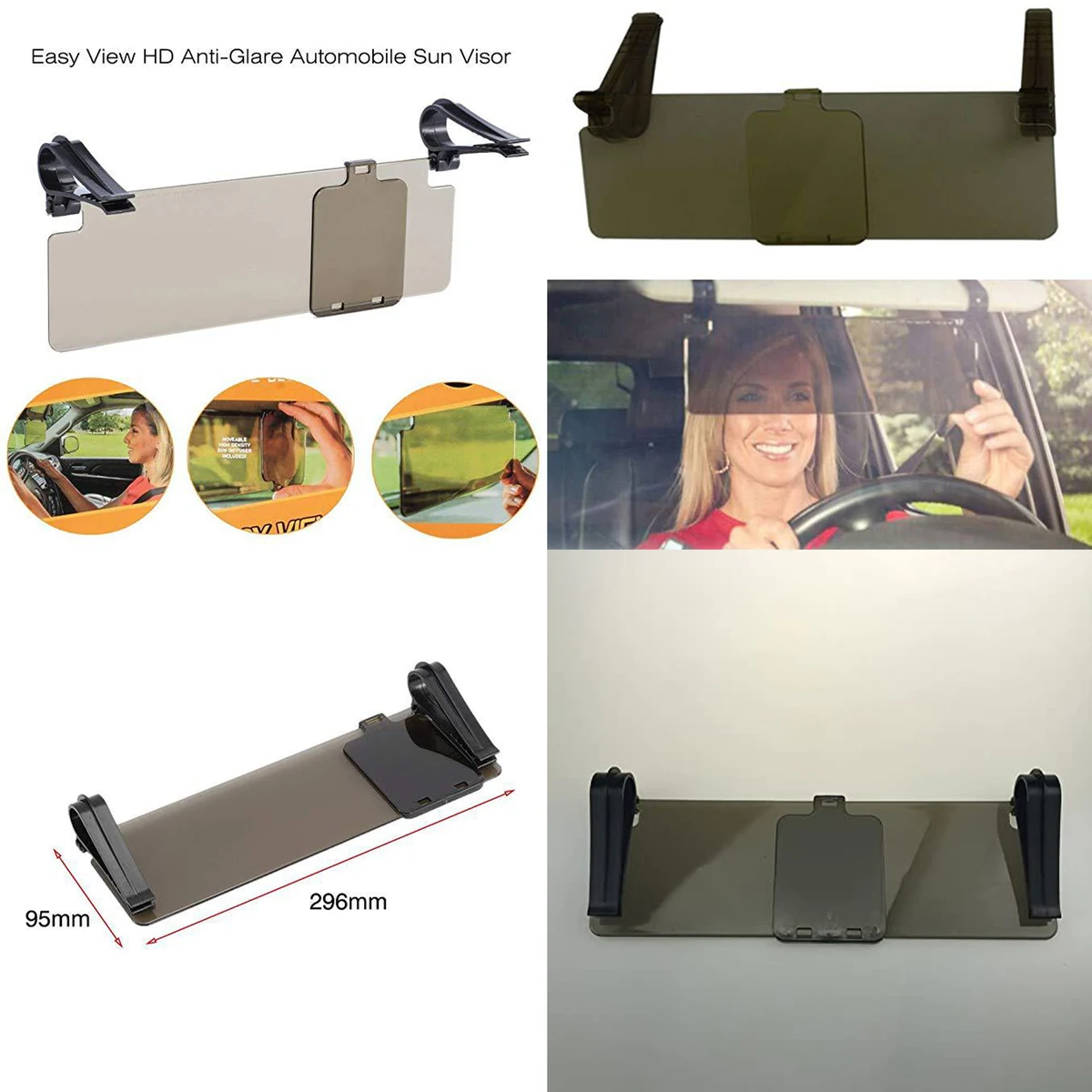 HD Anti-Reducer Style Sun Visor 1