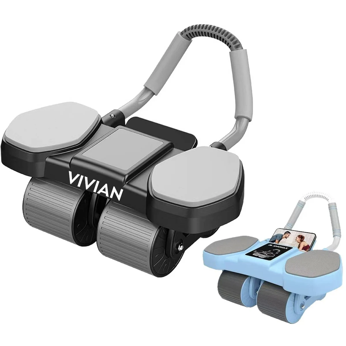 4-Wheel Ab Roller w/ Elbow Pad 1