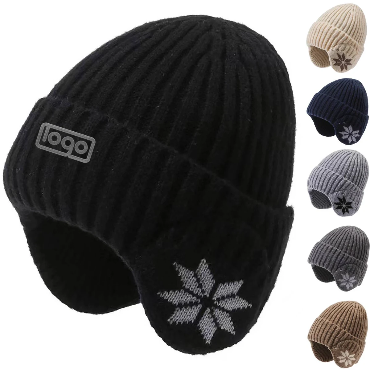 Knitted Warm Ear Warmer Hat 1