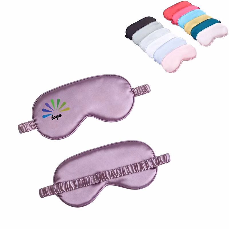 Adjustable Tie Back Satin Sleep Eye Mask