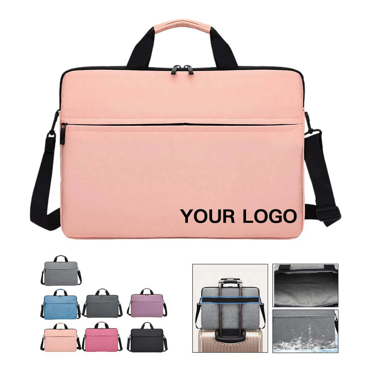 Laptop Travel Bag with Cross Body Strap and Sleeve 1