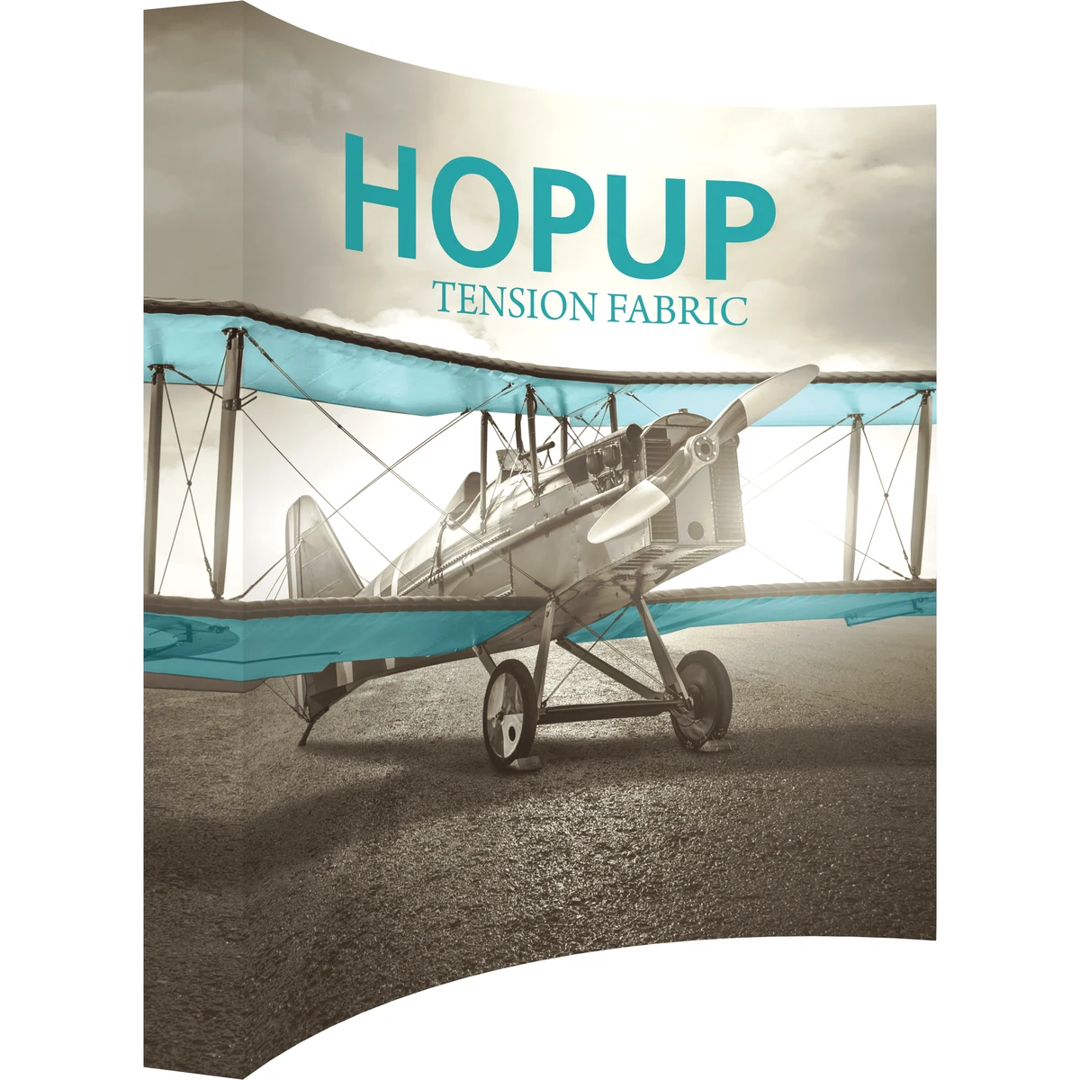 Hopup 10ft. Full Height Curved Display Fitted Graphic 1