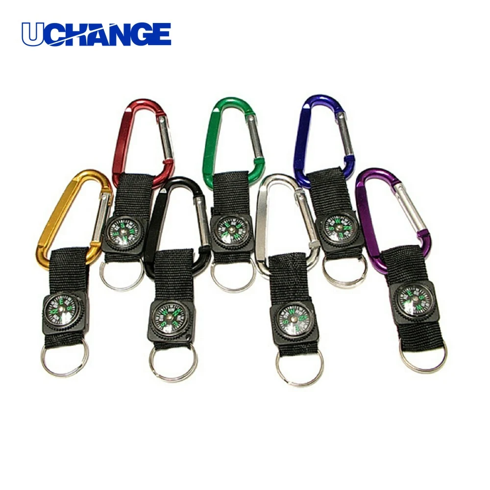 5cm Carabiner with Compass Tool 1