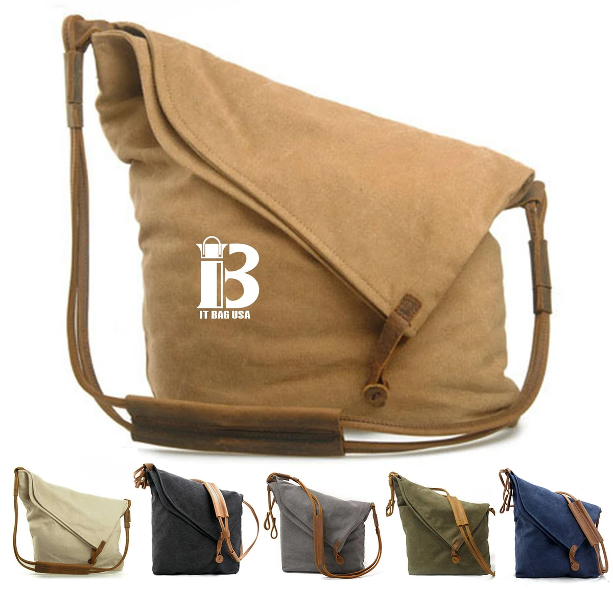 Canvas Foldable cross-body bag 1