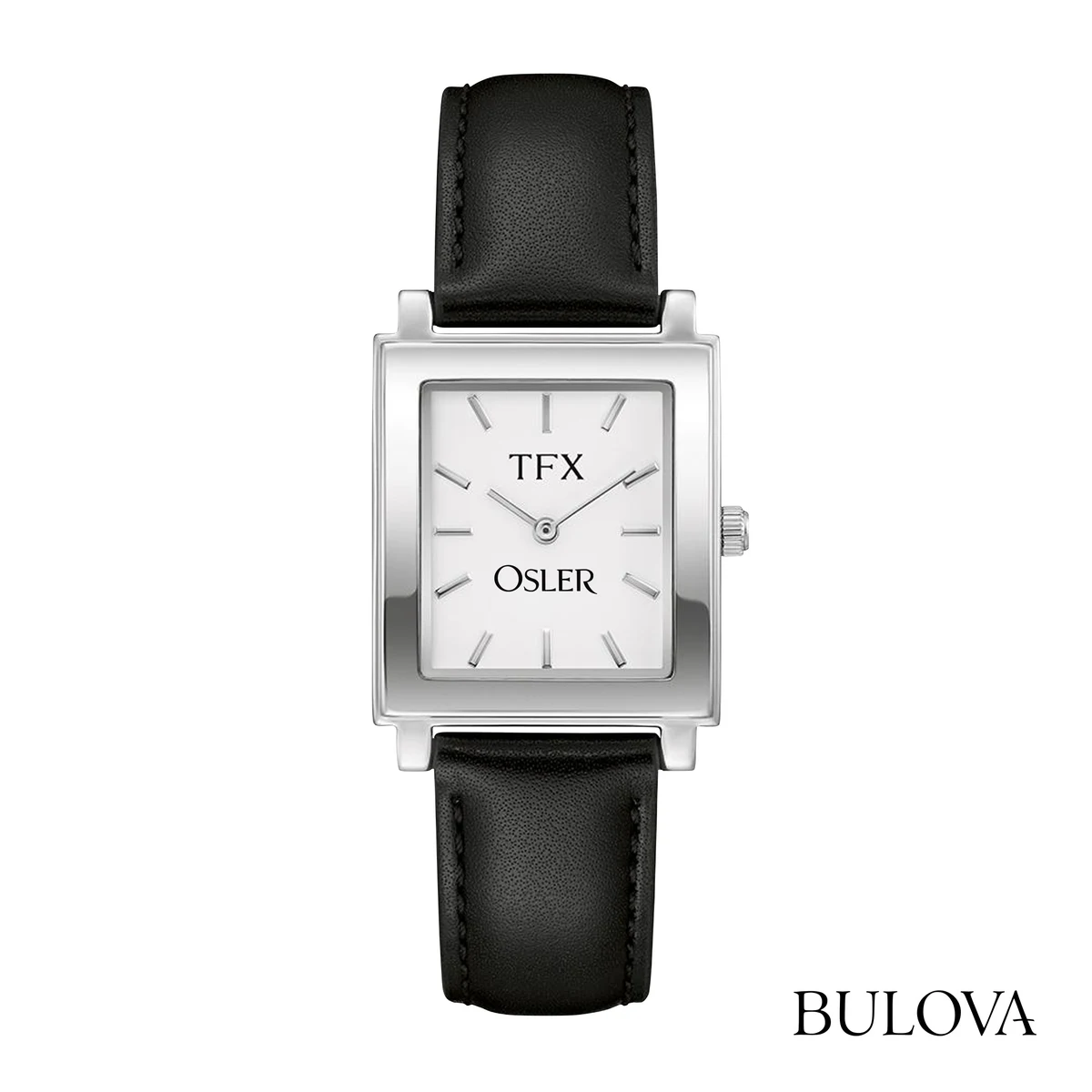 TFX by Bulova® Square Face Men's Leather Bracelet Watch 1