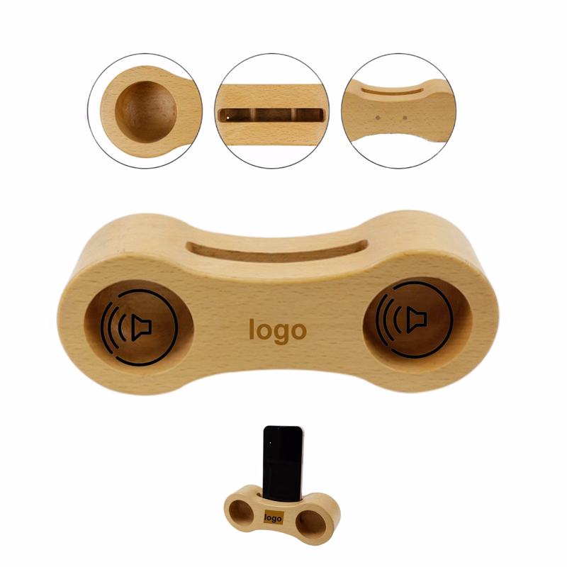 Wood Phone Stand Amplifier