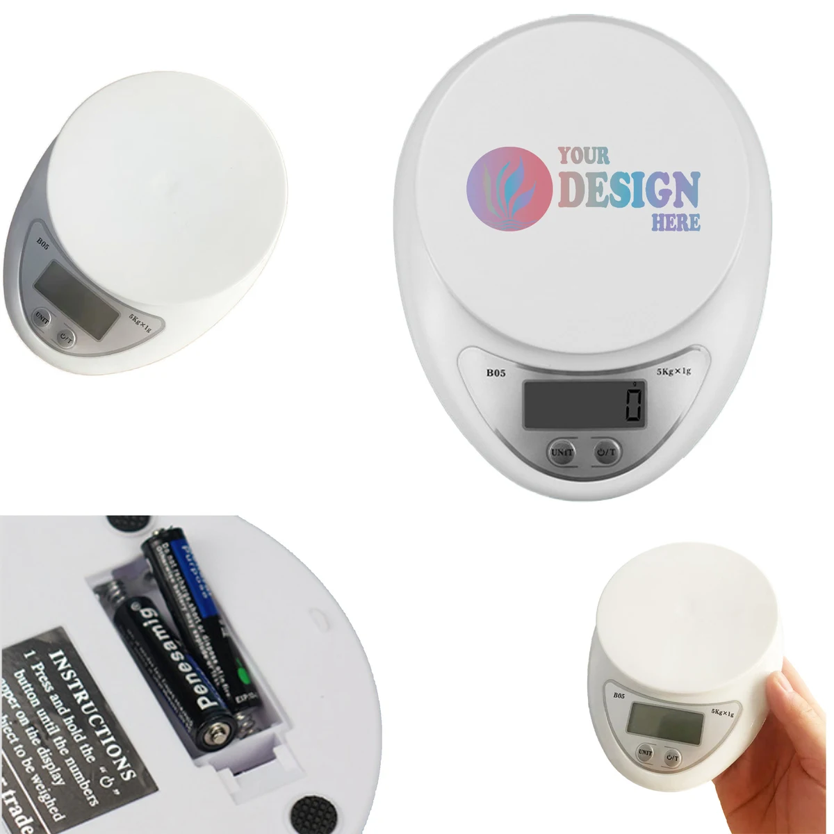 Custom Digital Kitchen Scale 1
