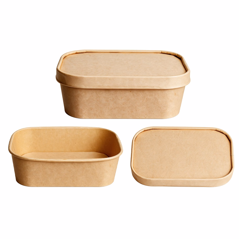 Thickened Leak Proof Paper Takeout Box