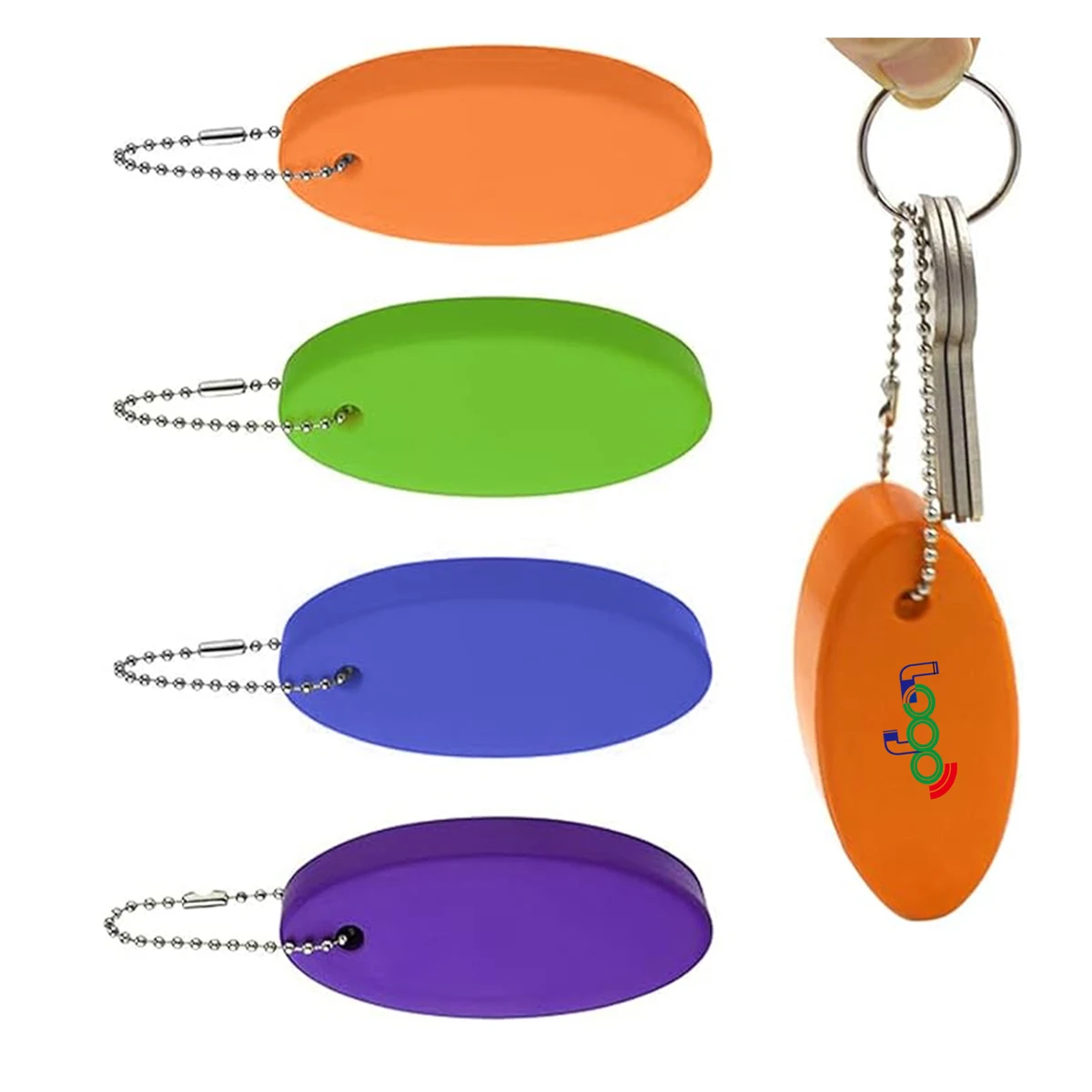 Tropical Beach Floating Keychain 1