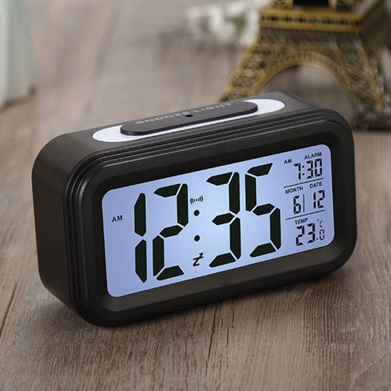 Digital Snooze LED Alarm Clock Backlight Time