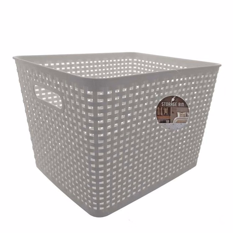 Storage Bins - White 14" x 11.4" x 8.6"