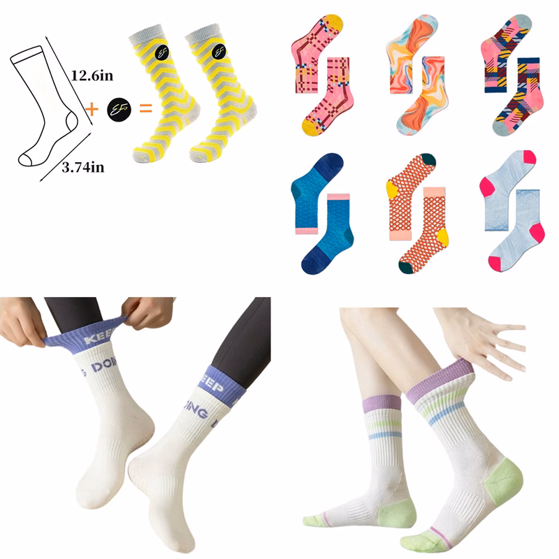 Custom Design Printed Thermal Socks