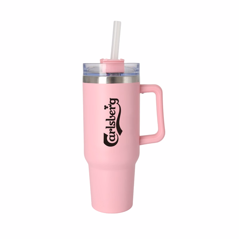 40 oz Stainless Steel Double Wall Mug w/Lid - Free Gift Box