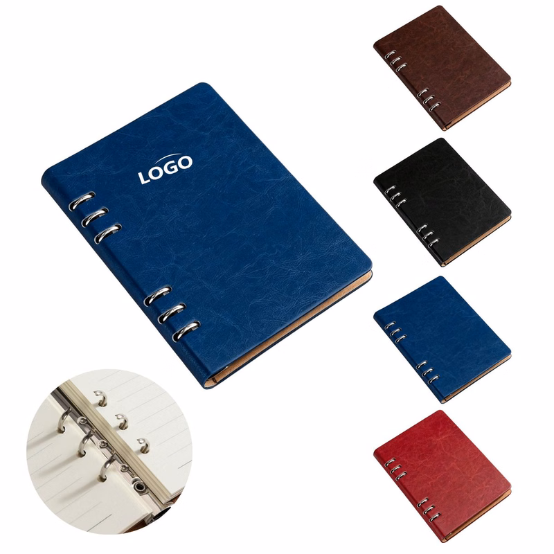 A5 PU Leather Loose-Leaf Notebook