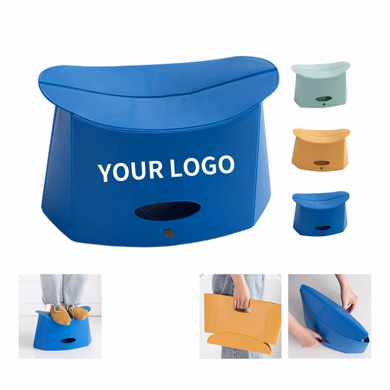 Lightweight Plastic Folding Stool for Camping or Travel