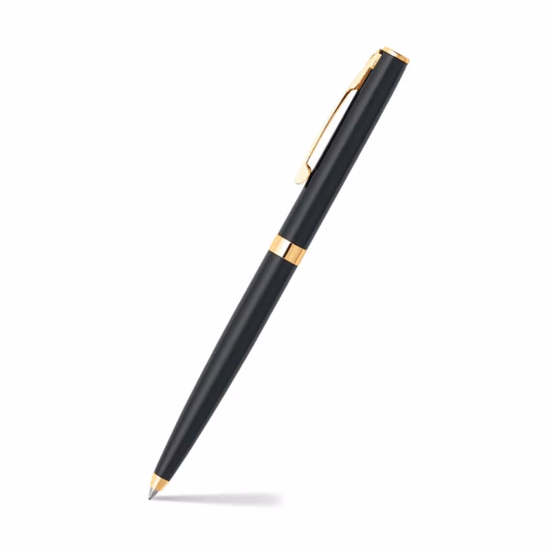 SHEAFFER® SAGARIS 9471 Gloss Black Gold Tone Trim Ballpoint Pen w/ Gift Box