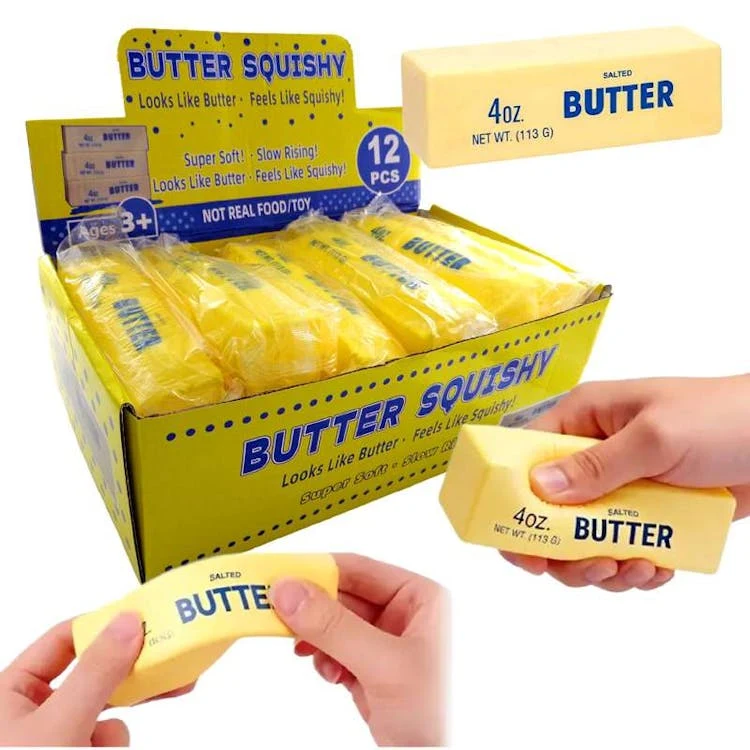 Squishy Butter Bar Toys - 5" 1