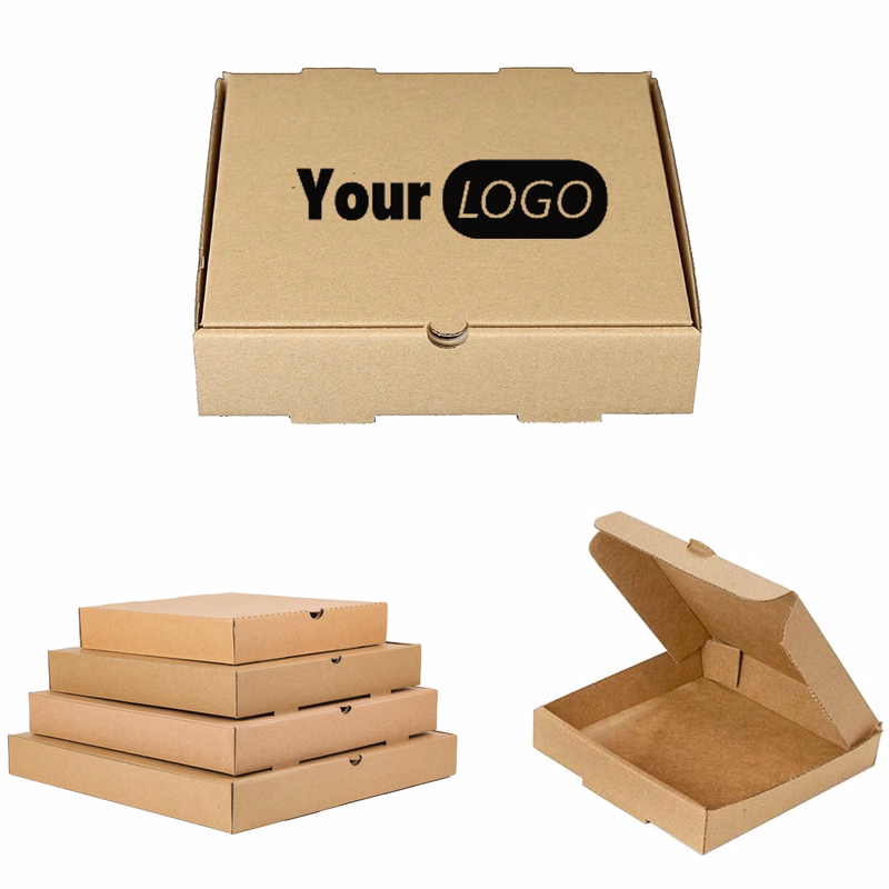 Customizable 9-Inch Pizza Boxes (6"-18" Custom Sizes)