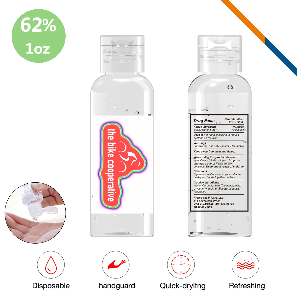 Quicky Gel Hand Sanitizer 1