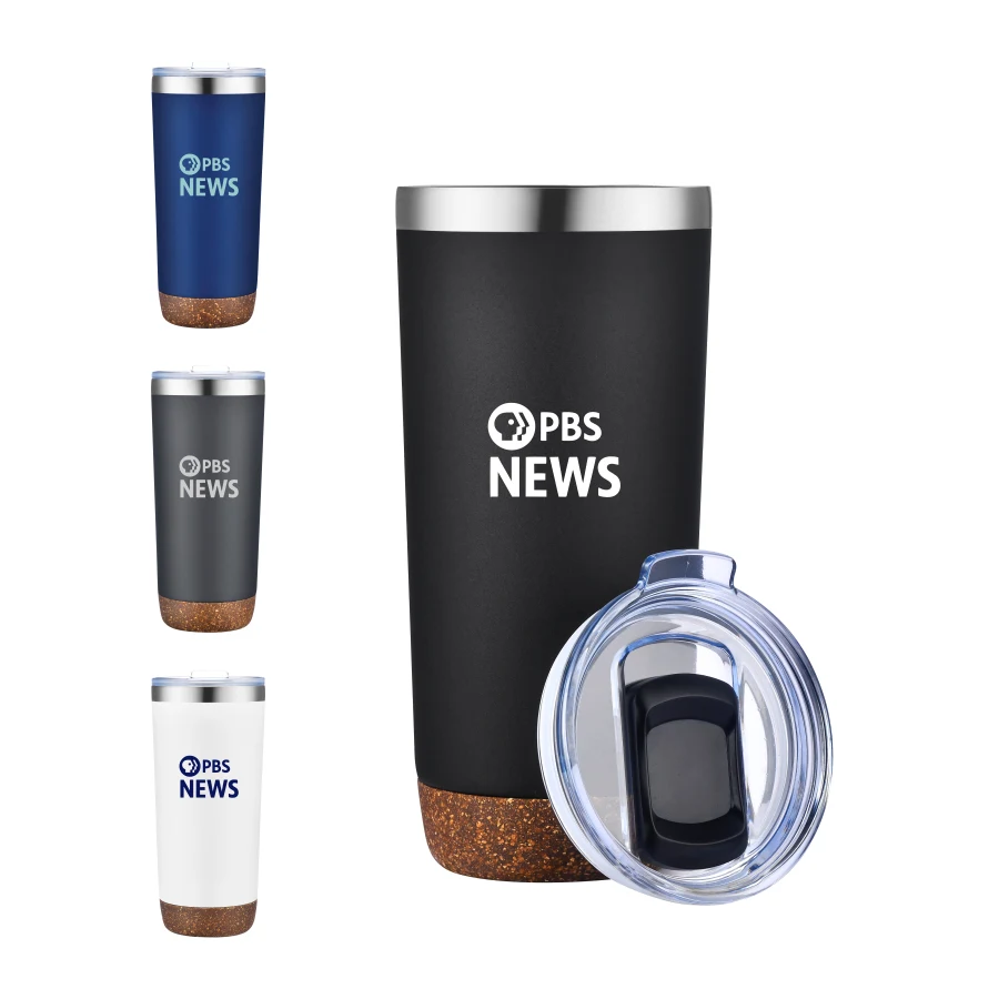 Union Printed - 22 oz Vacuum Tumbler w/ Cork Bottom 1